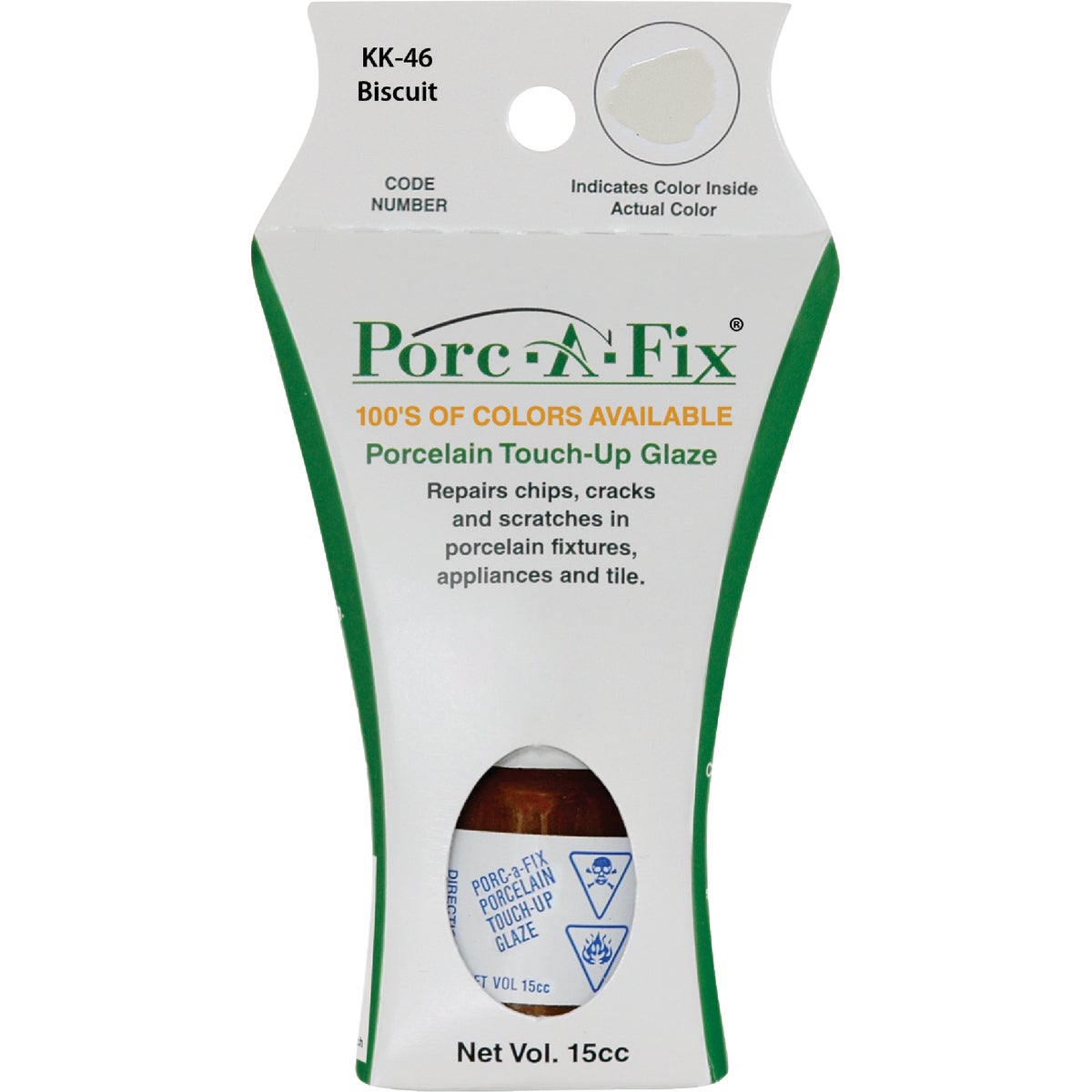 Fixture-Fix Porc-A-Fix Kohler Biscuit Porcelain Touch-up Paint, 15cc