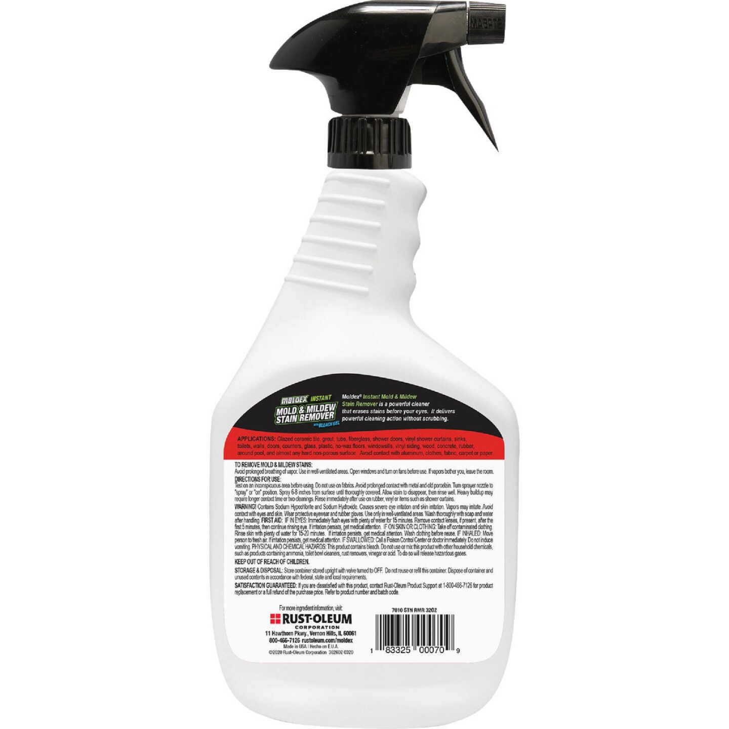 Moldex 32 Oz. Ready To Use Trigger Spray Instant Mold & Mildew Stain Remover Image 7