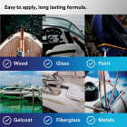 3M 10 Oz. Black Marine Adhesive Sealant 5200 Image 3