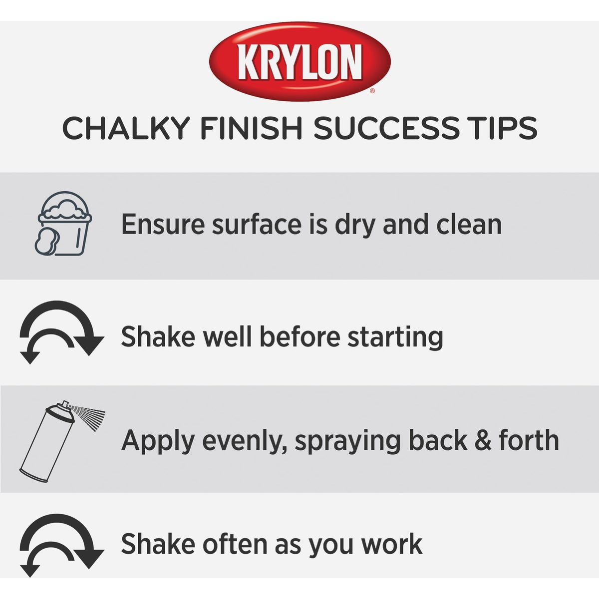 Krylon CHALKY FINISH 11 Oz. Chalk Spray Paint Sealer, Clear Image 5