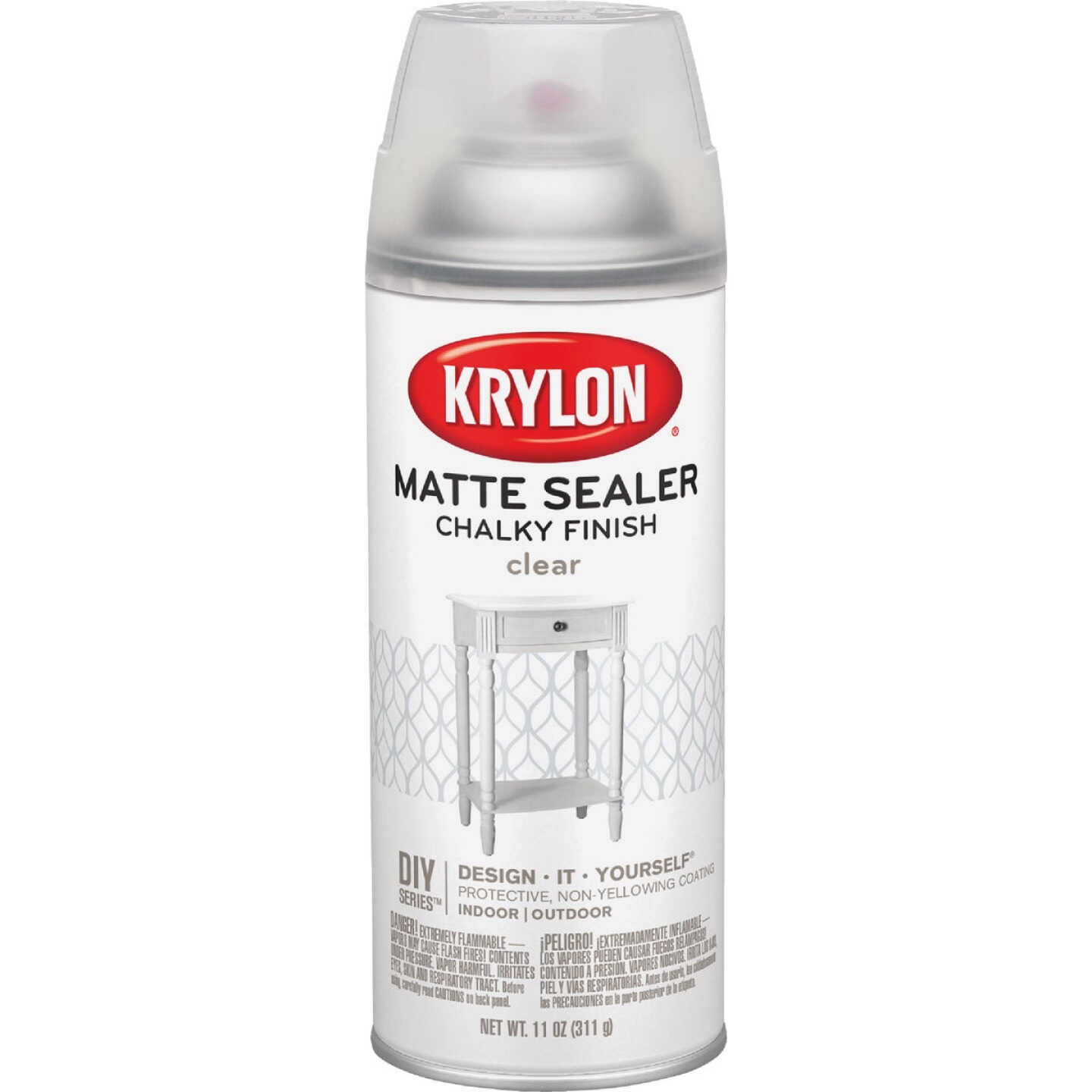 Krylon CHALKY FINISH 11 Oz. Chalk Spray Paint Sealer, Clear Image 1