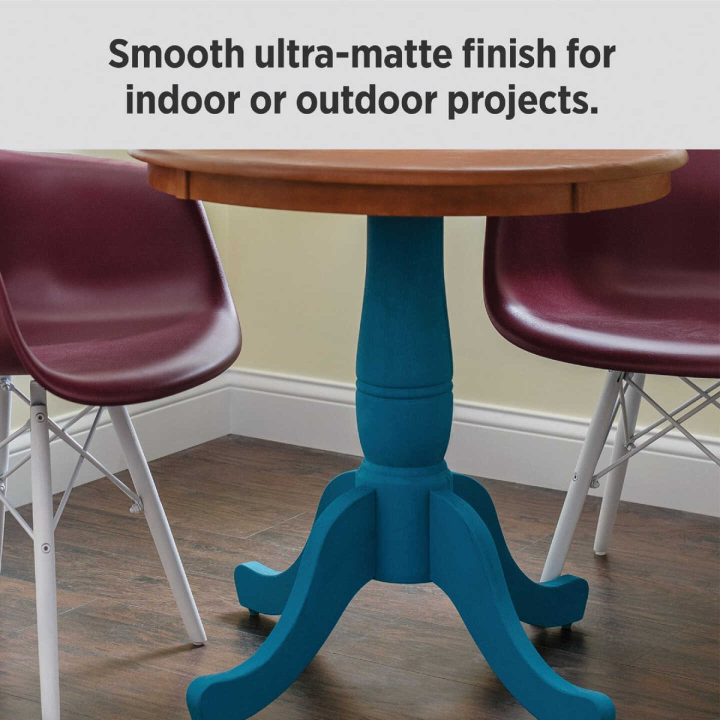 Krylon CHALKY FINISH 12 Oz. Ultra Matte Chalk Spray Paint, Classic White Image 5