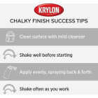 Krylon CHALKY FINISH 12 Oz. Ultra Matte Chalk Spray Paint, Misty Gray Image 2
