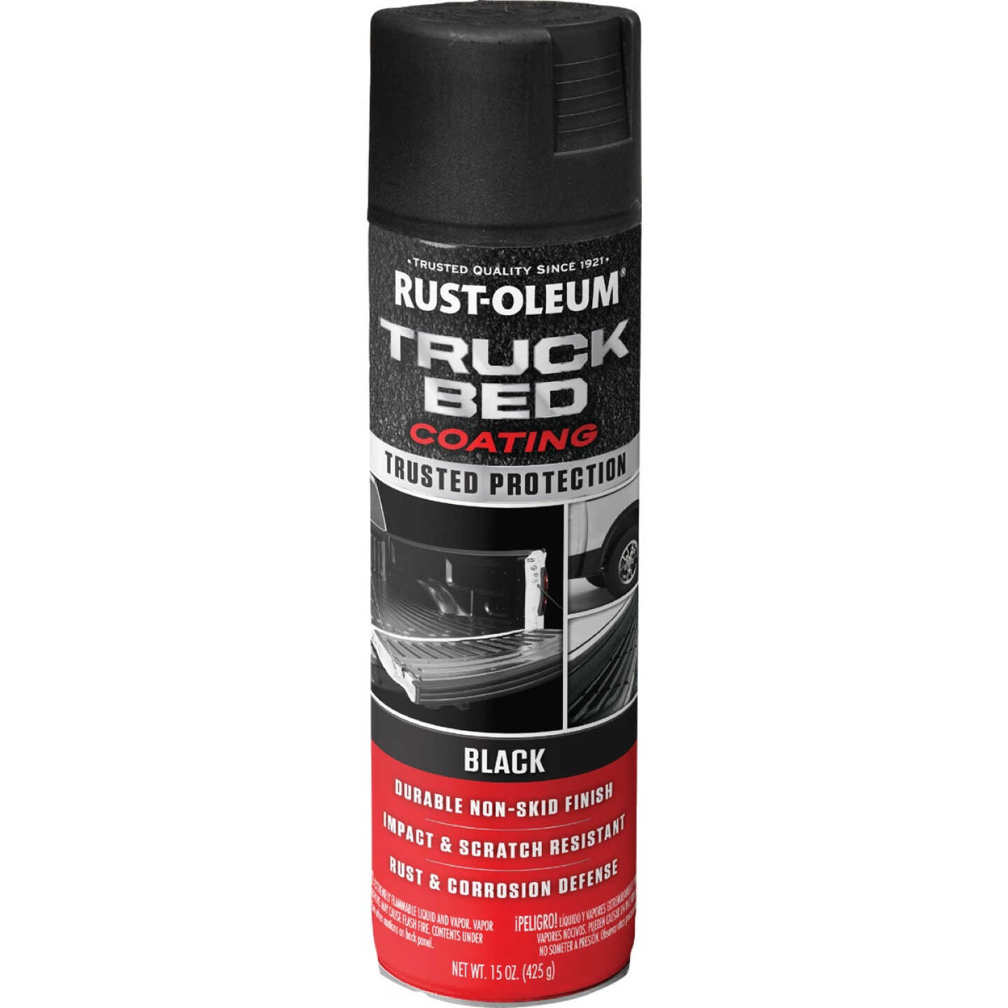 Rust-Oleum Stops Rust 15 Oz. Black Truck Bed Liner Spray Image 3
