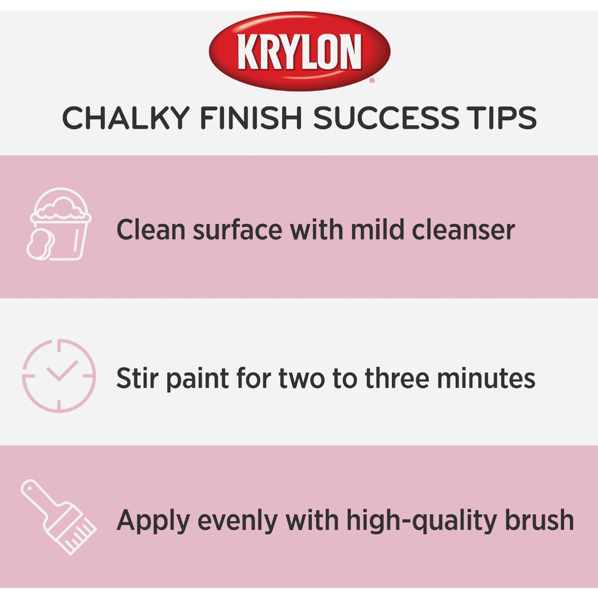 Krylon CHALKY FINISH 12 Oz. Ultra Matte Chalk Spray Paint, Bonnet Pink Image 6