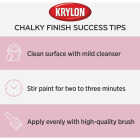 Krylon CHALKY FINISH 12 Oz. Ultra Matte Chalk Spray Paint, Bonnet Pink Image 6