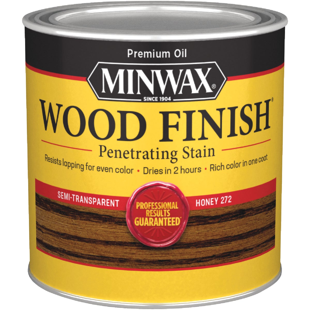 Minwax Wood Finish Penetrating Stain, Honey, 1/2 Pt. Image 1
