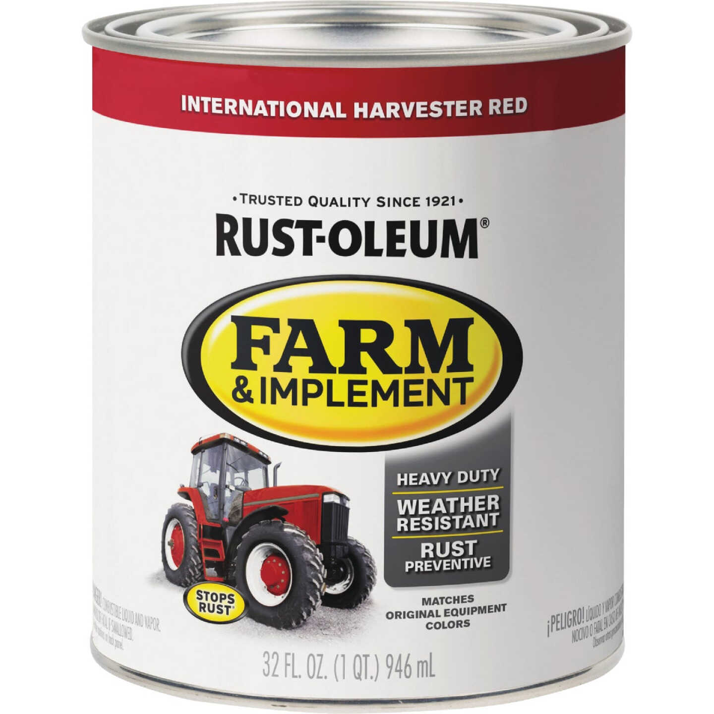 Rust-Oleum 1 Quart International Harvester Red Gloss Farm & Implement Enamel Image 2