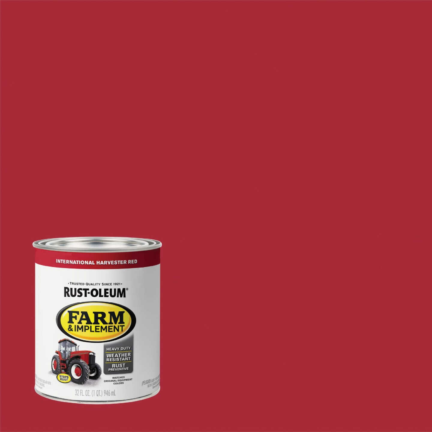 Rust-Oleum 1 Quart International Harvester Red Gloss Farm & Implement Enamel Image 1