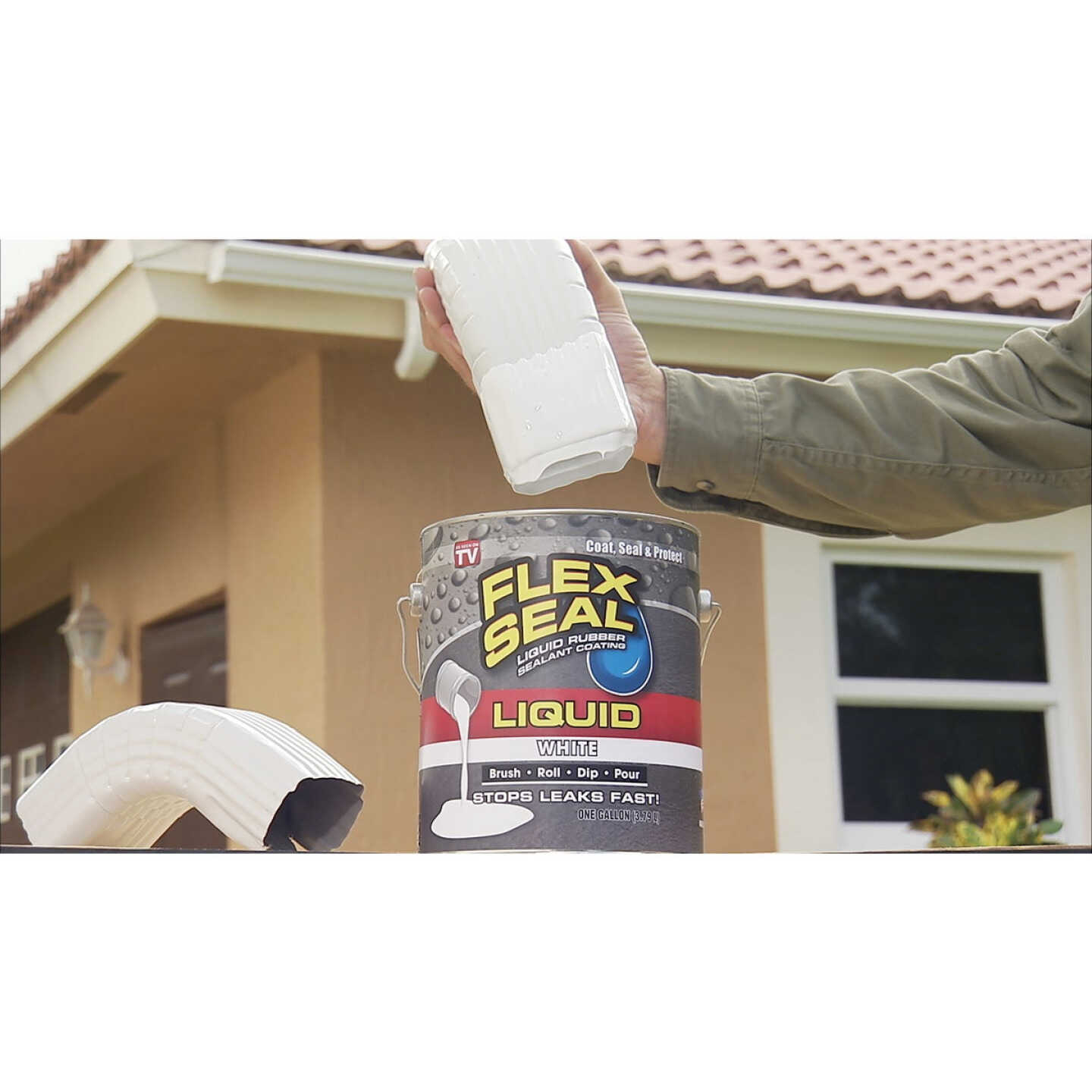 FLEX SEAL 1 Pt. Liquid Rubber Sealant, White Image 2