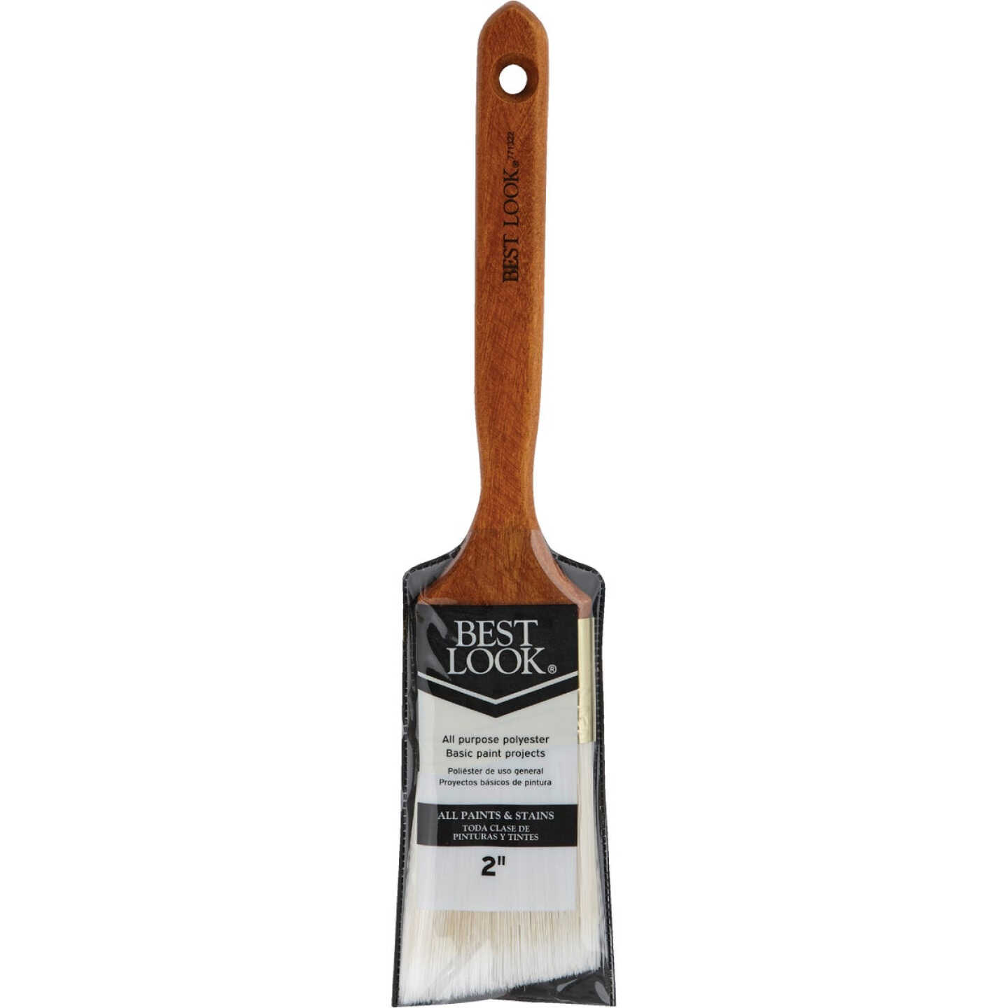 Best Look General Purpose 2 In. Angle Polyester Paint Brush Image 2