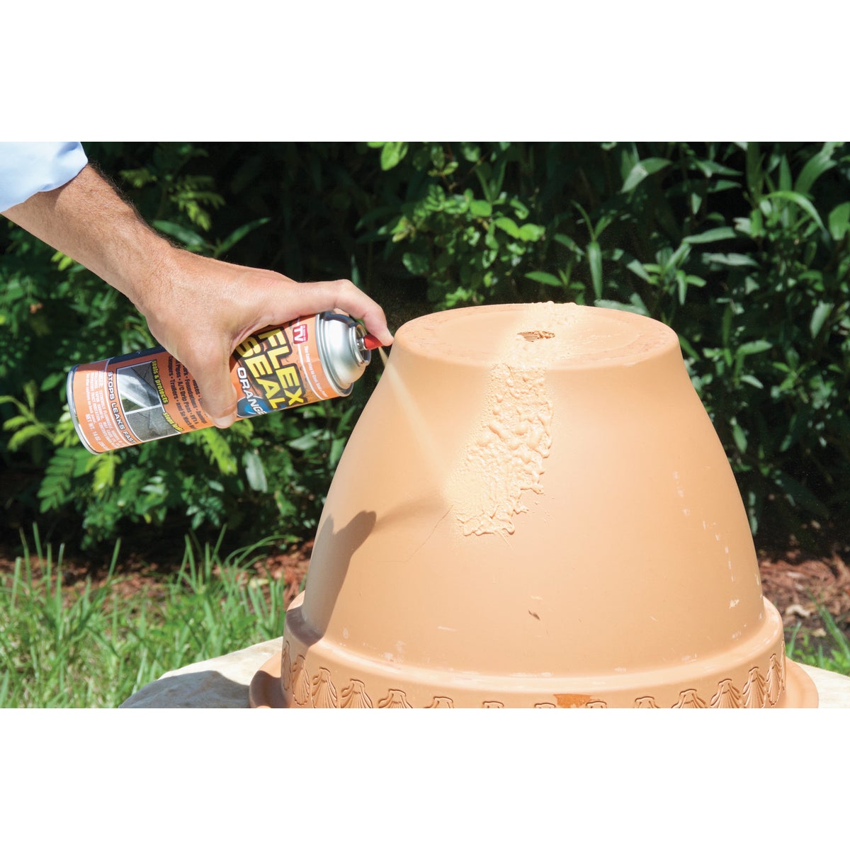 FLEX SEAL 14 Oz. Spray Rubber Sealant, Terra Cotta Image 2