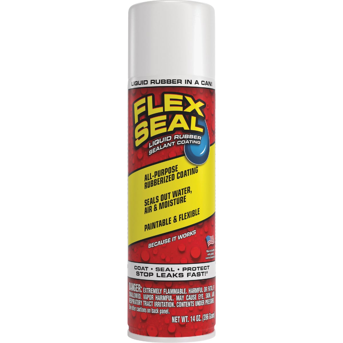 FLEX SEAL 14 Oz. Spray Rubber Sealant, White
