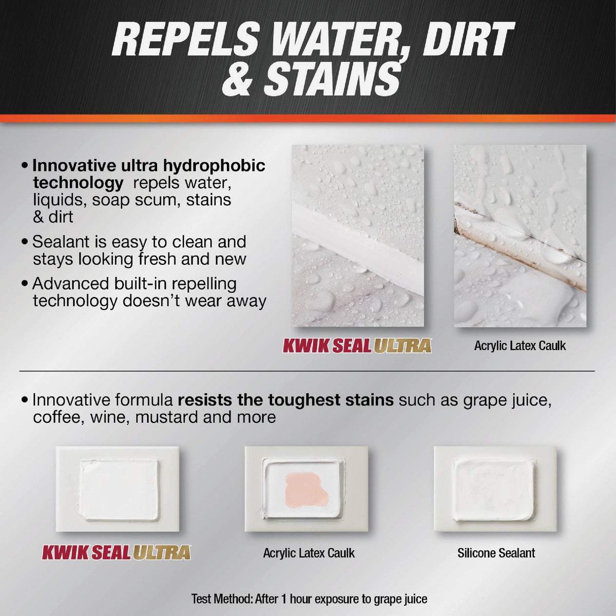 DAP KWIK SEAL ULTRA 10.1 Oz. Clear Kitchen & Bath Silicone Sealant Image 3