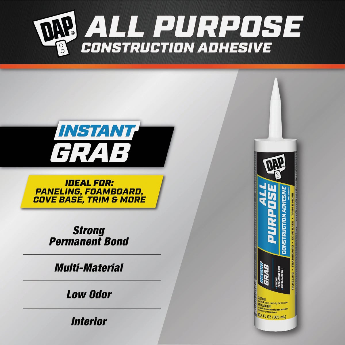 DAP 10.3 Oz. All Purpose Construction Adhesive Image 2