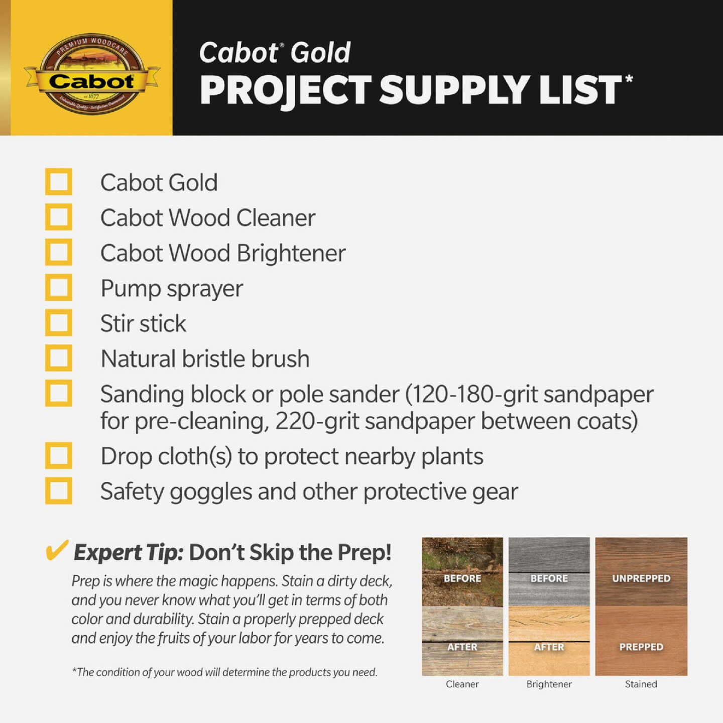 Cabot Gold Exterior Stain, 3470 Sun-Drenched Oak, 1 Qt. Image 5