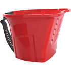 Handy Pro Pail 1 Qt. Red Paint Brush & Mini Roller Painter's Bucket With Adjustable Strap And Magnetic Brush Holder Image 1