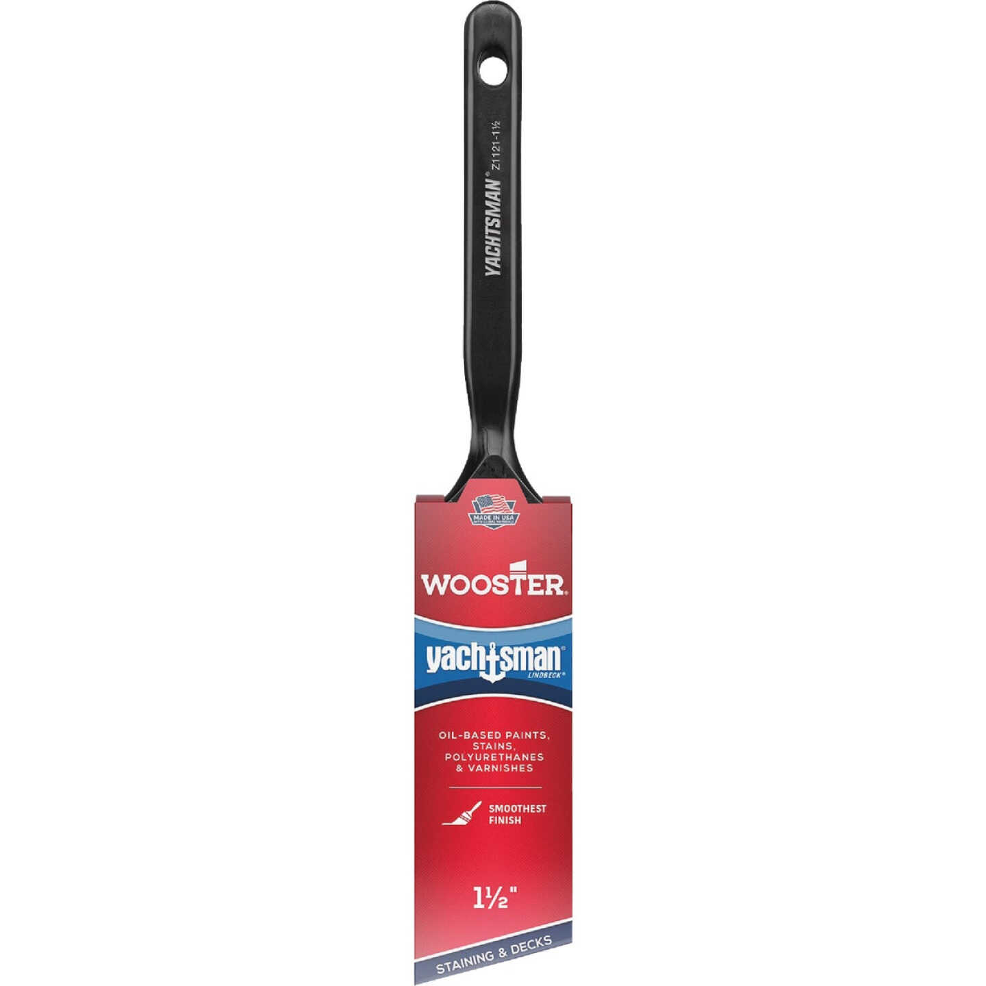 Wooster Yachtsman 1-1/2 In. Angle Sash Paint Brush Image 1