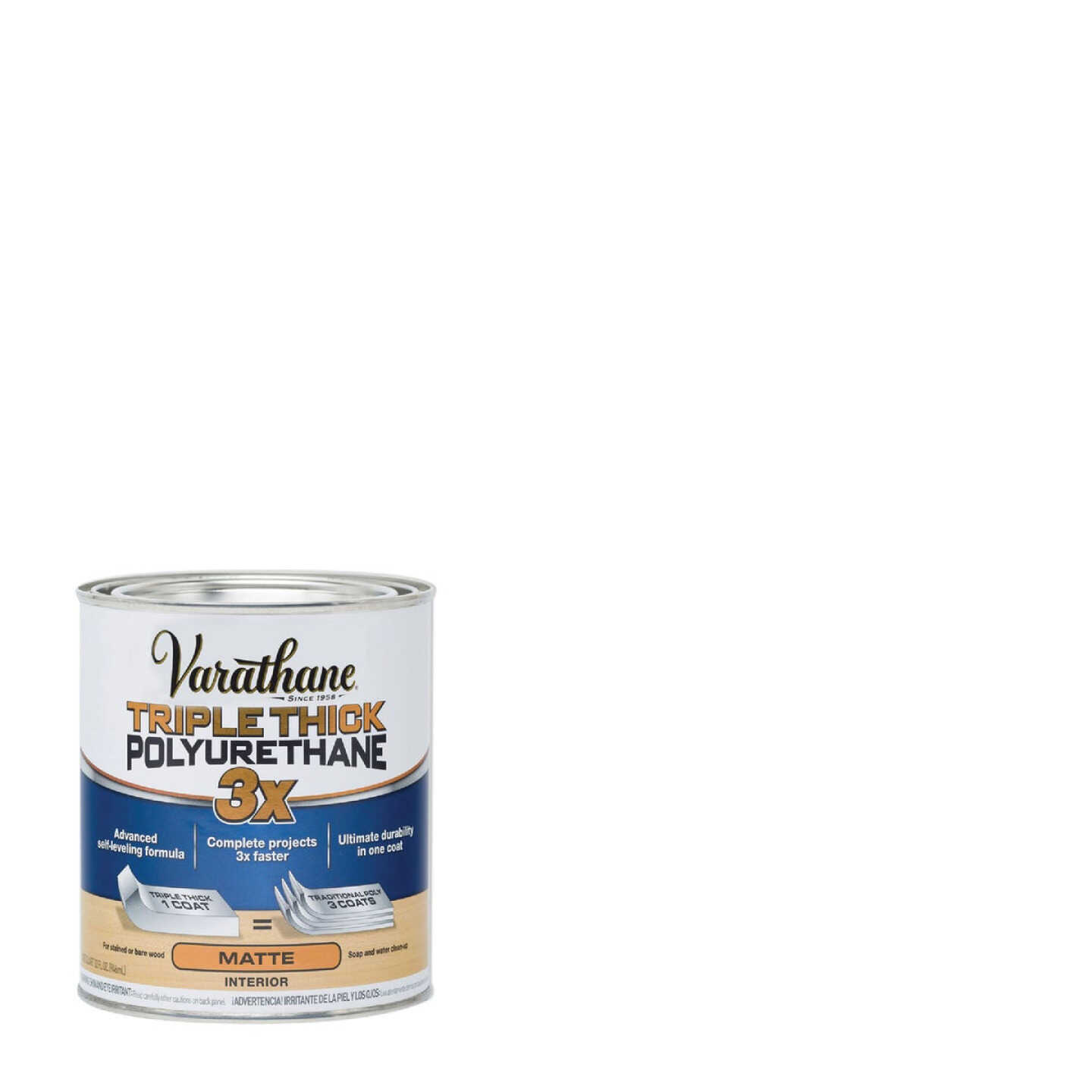 Varathane Matte Triple Thick Interior Polyurethane, 1 Qt. Image 1