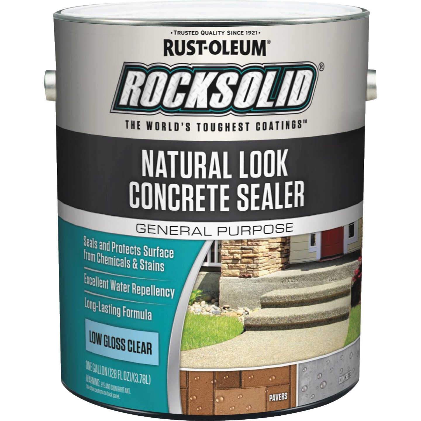 Rust-Oleum RockSolid Natural Look Concrete Sealer, 1 Gal., Clear Image 1