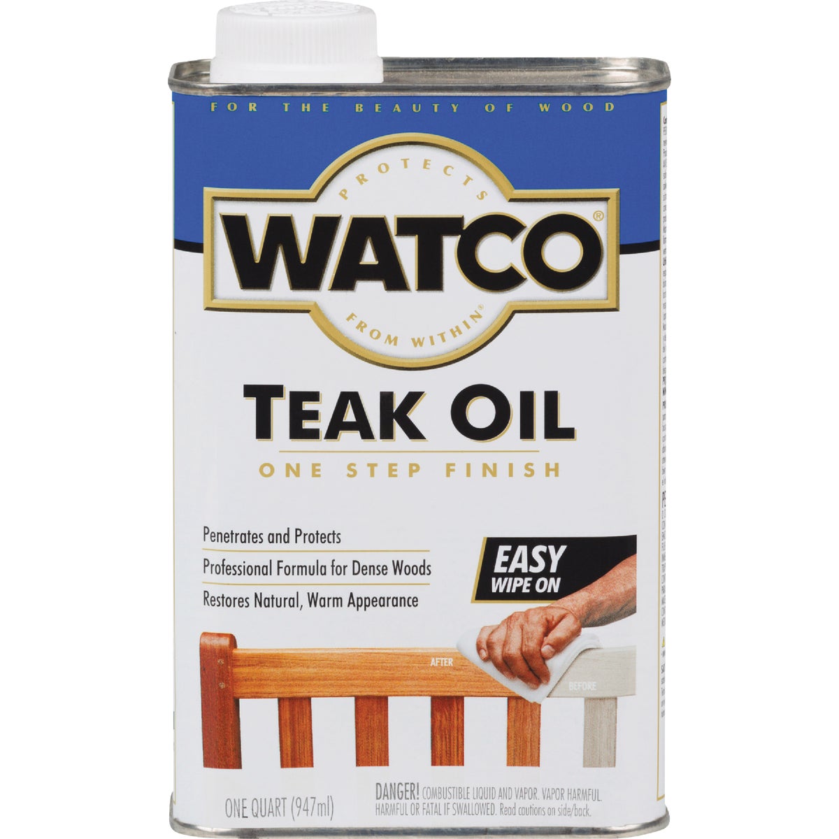 Watco 1 Qt. Low VOC Teak Oil Finish Image 2
