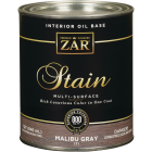ZAR Oil-Based Wood Stain, Malibu Gray, 1 Qt. Image 1