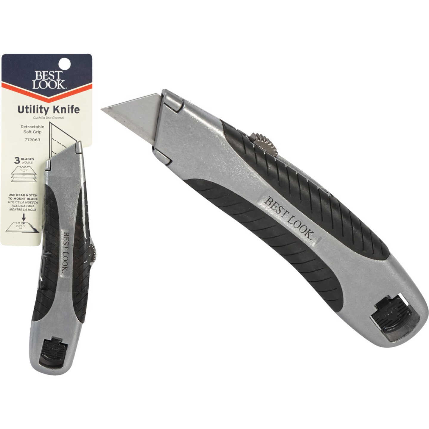 Best Look 6.4 In. Retractable Utility Knife Image 1