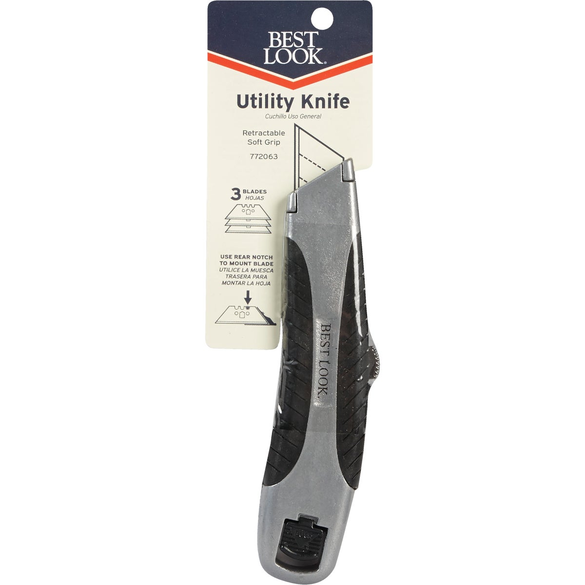 Best Look 6.4 In. Retractable Utility Knife Image 2