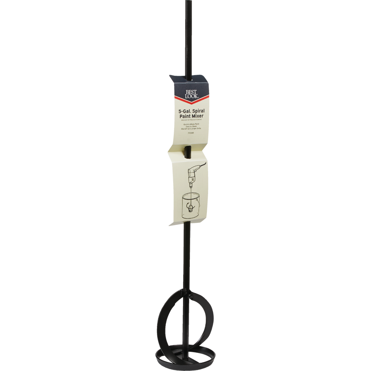 Best Look 5 Gal. Steel Spiral Paint Mixer