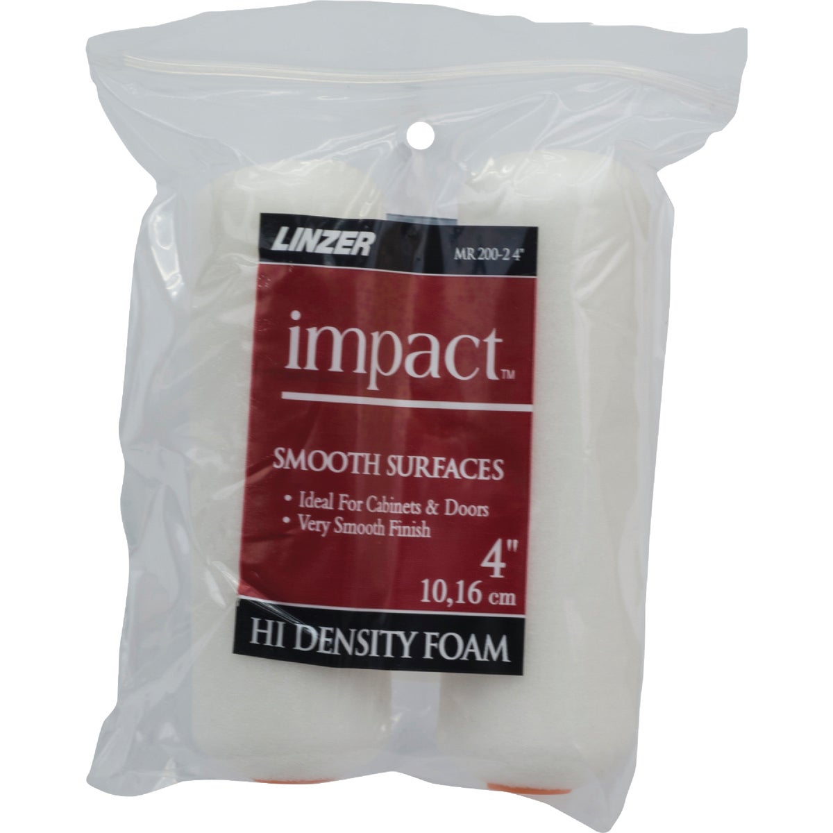 Linzer Inpact 4 In. x 3/8 In. Foam Roller Cover (2-Pack) Image 1