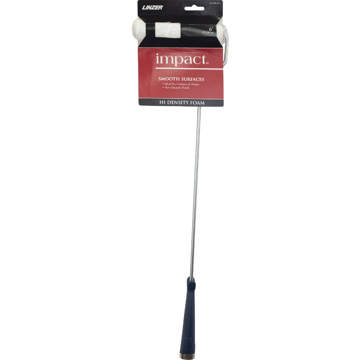 Linzer Impact 6 In. x 22 In. Mini Foam Roller Cover & Frame Image 1