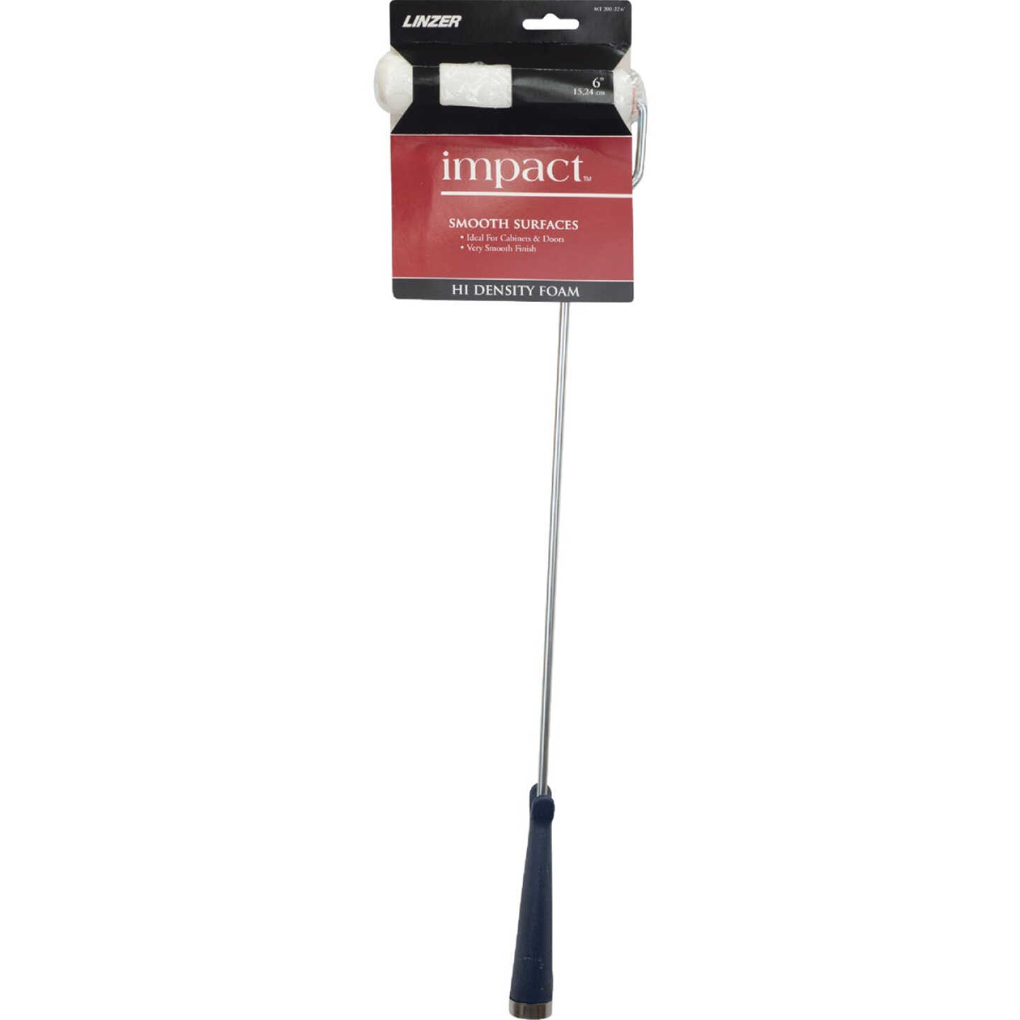 Linzer Impact 6 In. x 22 In. Mini Foam Roller Cover & Frame Image 1