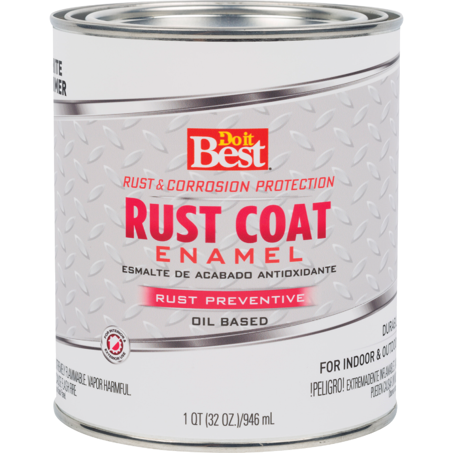 Do it Best Rust Coat Enamel Primer, White, 1 Qt. Image 1