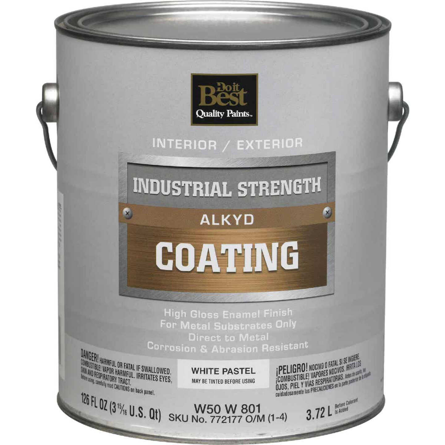 Do it Best Pastel Base Alkyd Industrial Coating, White, 1 Gal. Image 1