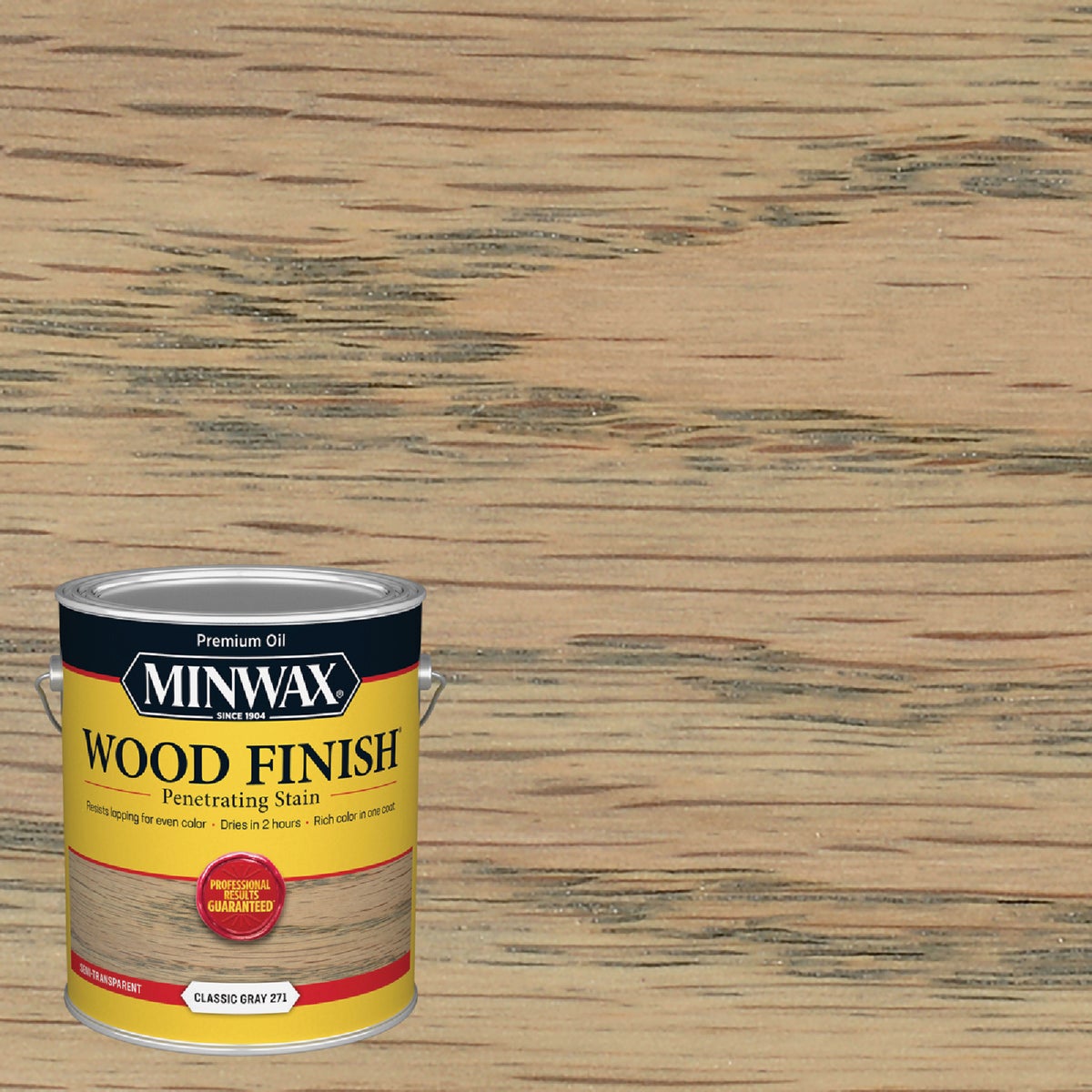 Minwax Wood Finish Penetrating Stain, Classic Gray, 1 Gal. Image 1