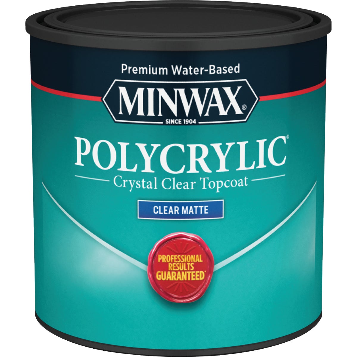 Minwax Polycrylic 1/2 Pt. Matte Water Based Protective Finish Image 1