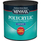 Minwax Polycrylic 1/2 Pt. Matte Water Based Protective Finish Image 1