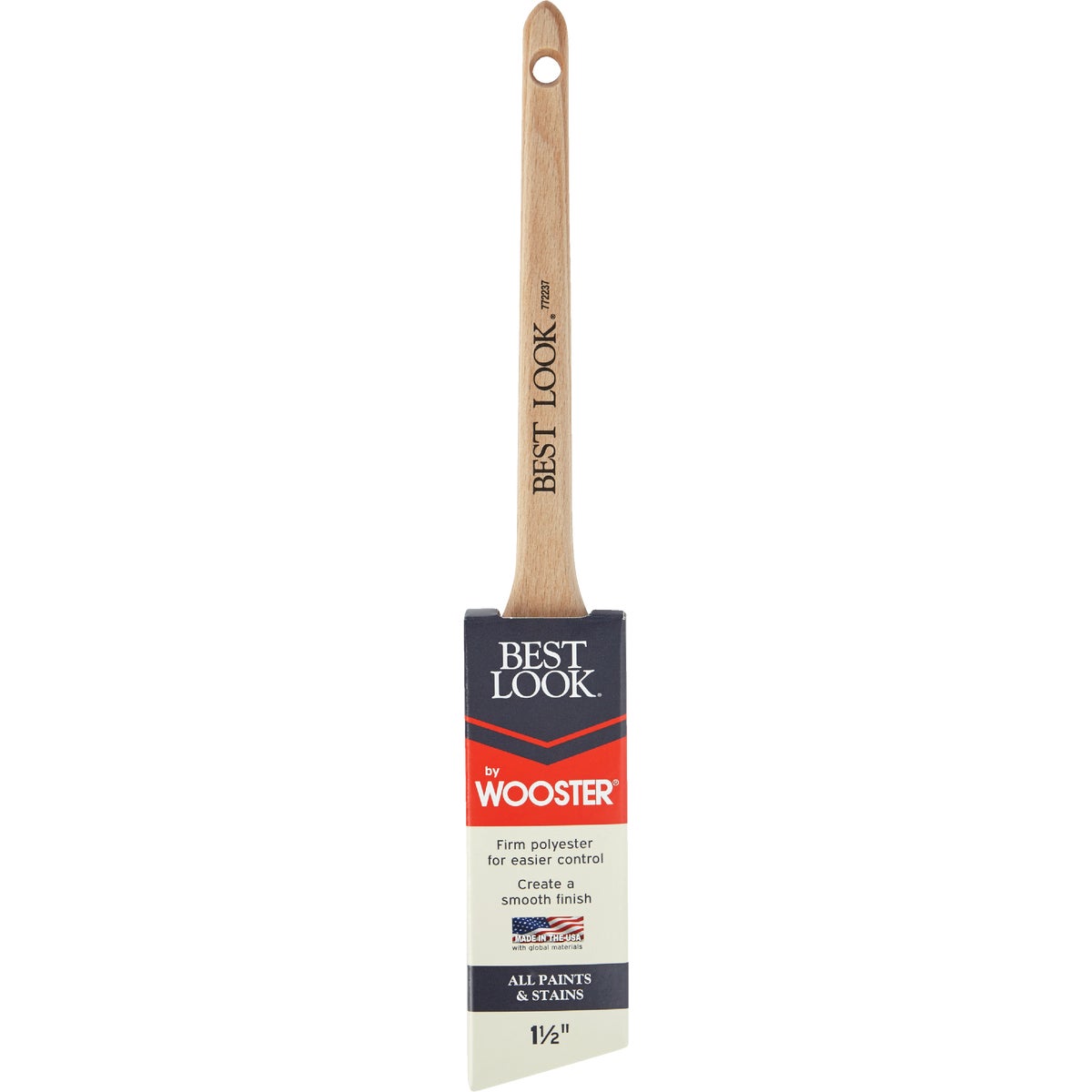 Best Look By Wooster 1-1/2 In. Thin Angle Sash Paint Brush Image 2
