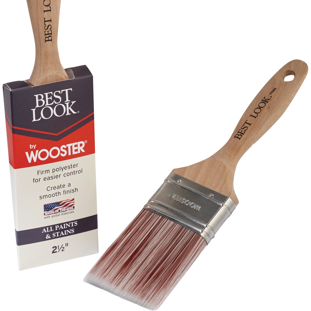 Best Look By Wooster 2-1/2 In. Flat Paint Brush Image 1