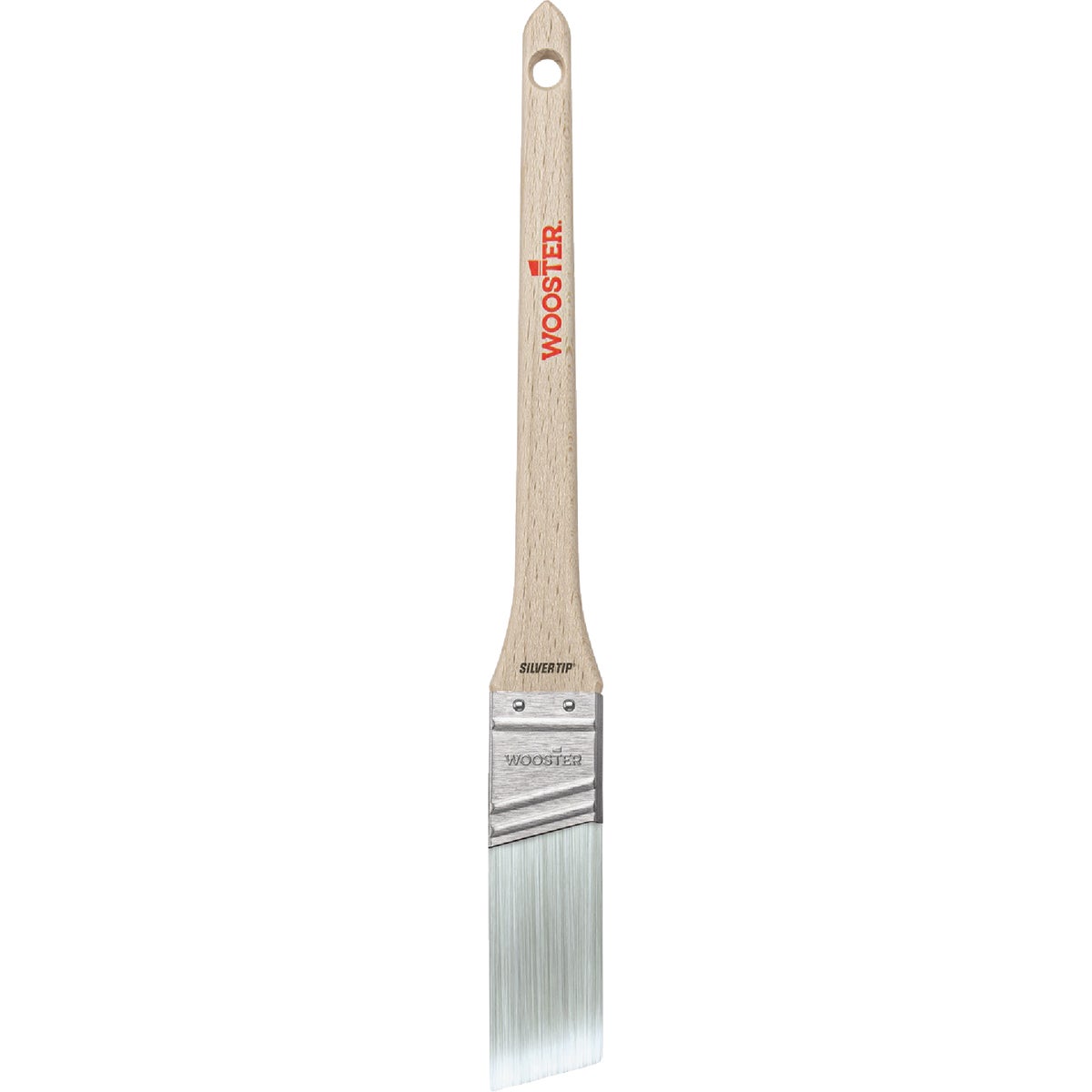 Wooster SILVER TIP 1 In. Thin Angle Sash Paint Brush Image 2