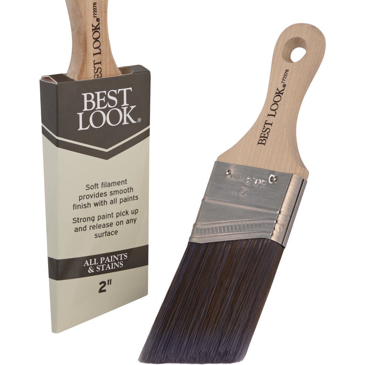 Best Look 2 In. Angle Sash Short Handle Paint Brush Image 1