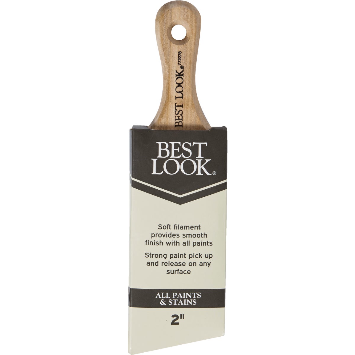 Best Look 2 In. Angle Sash Short Handle Paint Brush Image 2