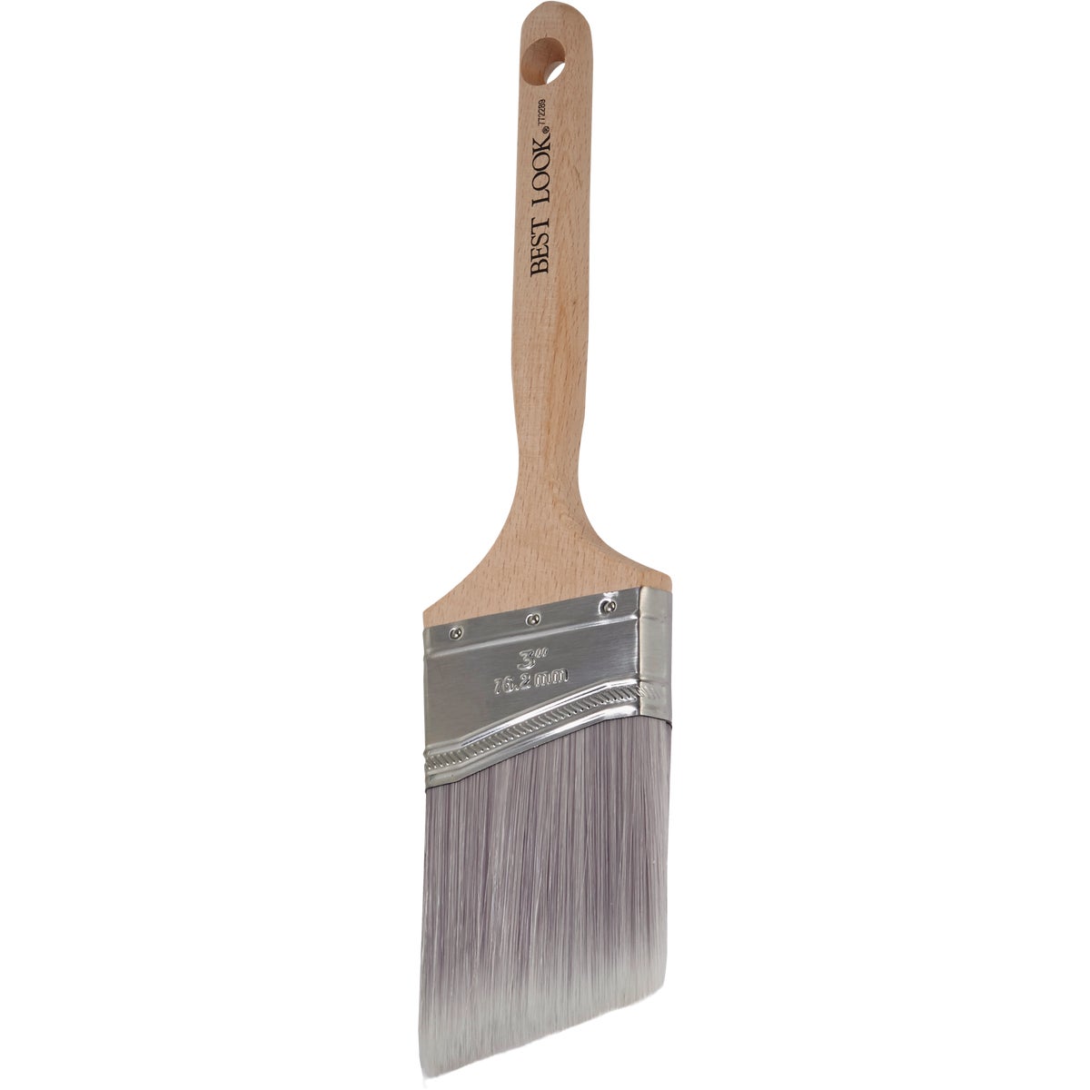 Best Look Premium 3 In. Angle Nylyn Paint Brush Image 3