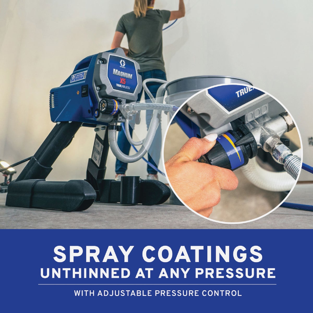 Graco Magnum TrueAirless X5 Airless Paint Sprayer Image 5