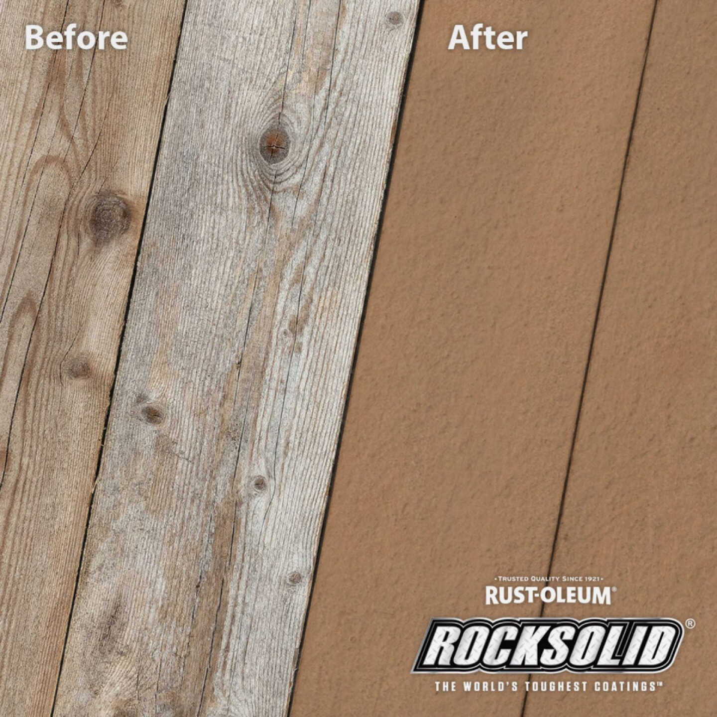 Rust-Oleum RockSolid Tint Base Solid Deck Stain, 1 Gal. Image 3