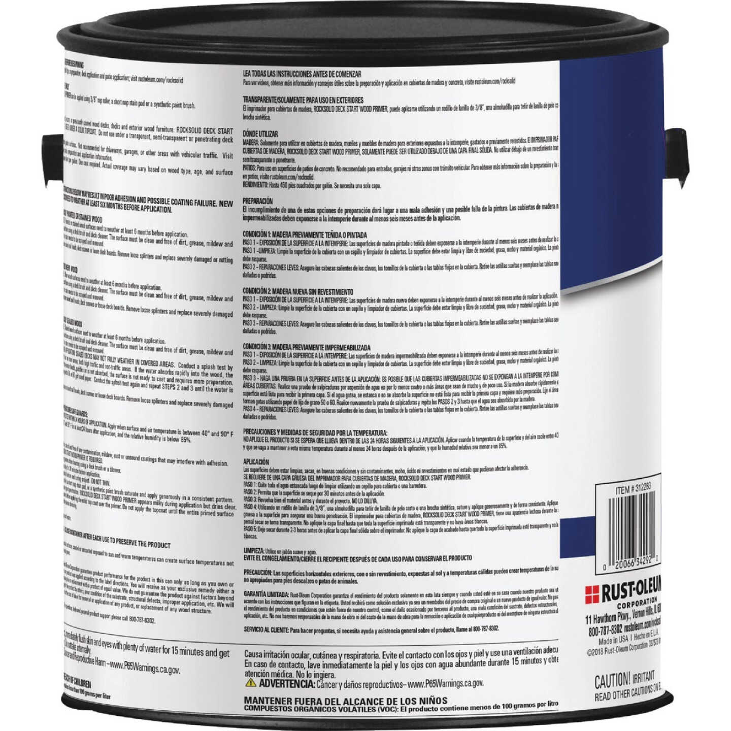 Rust-Oleum RockSolid Clear Exterior Primer, 1 Gal. Image 3