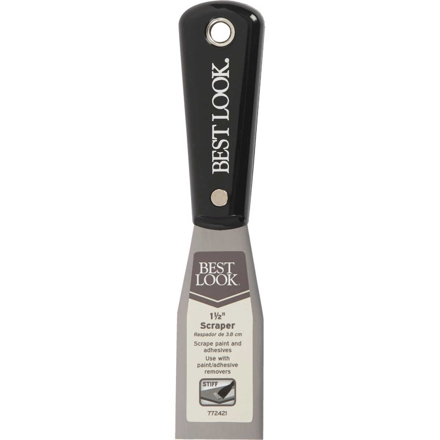 Master Painter 1-1/2 In. Stiff Ergonomic Grip Scraper Image 2