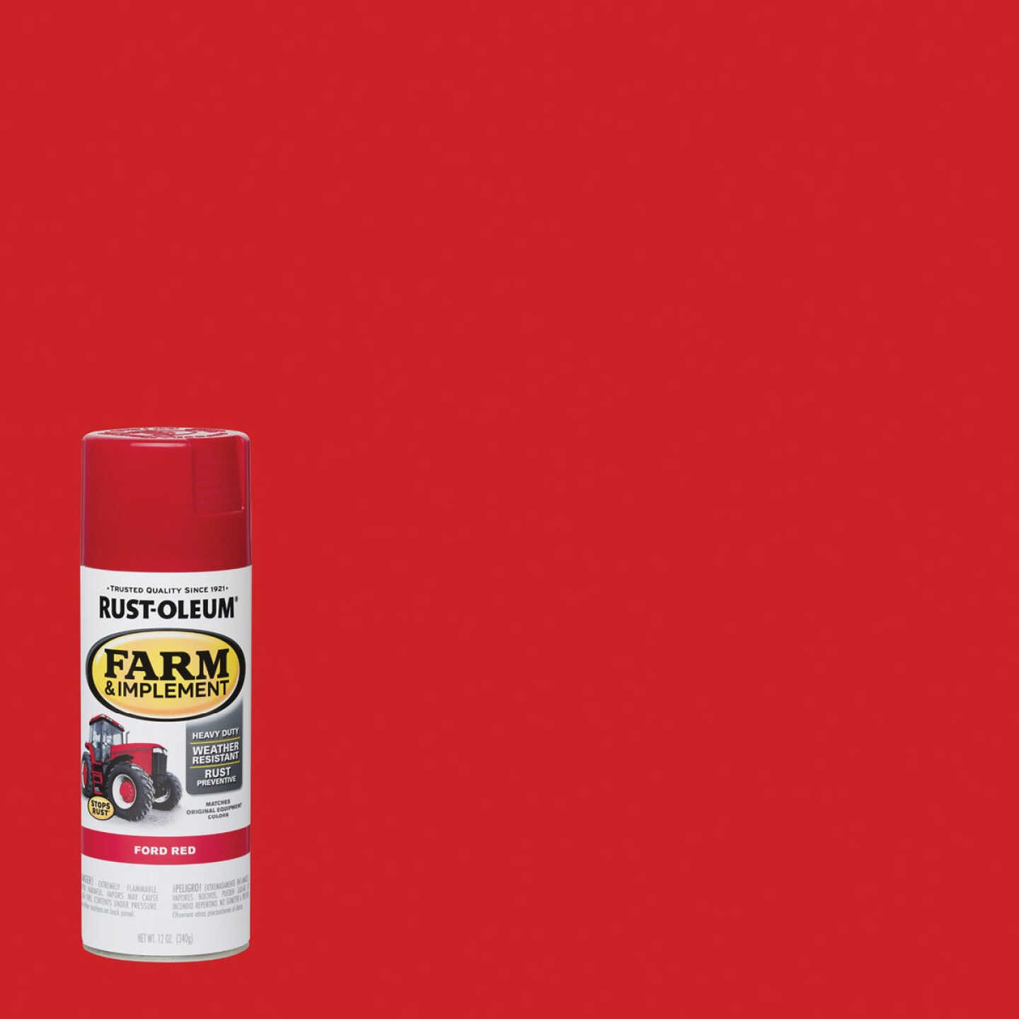 Rust-Oleum 12 Oz. Ford Red Farm & Implement Spray Paint Image 1