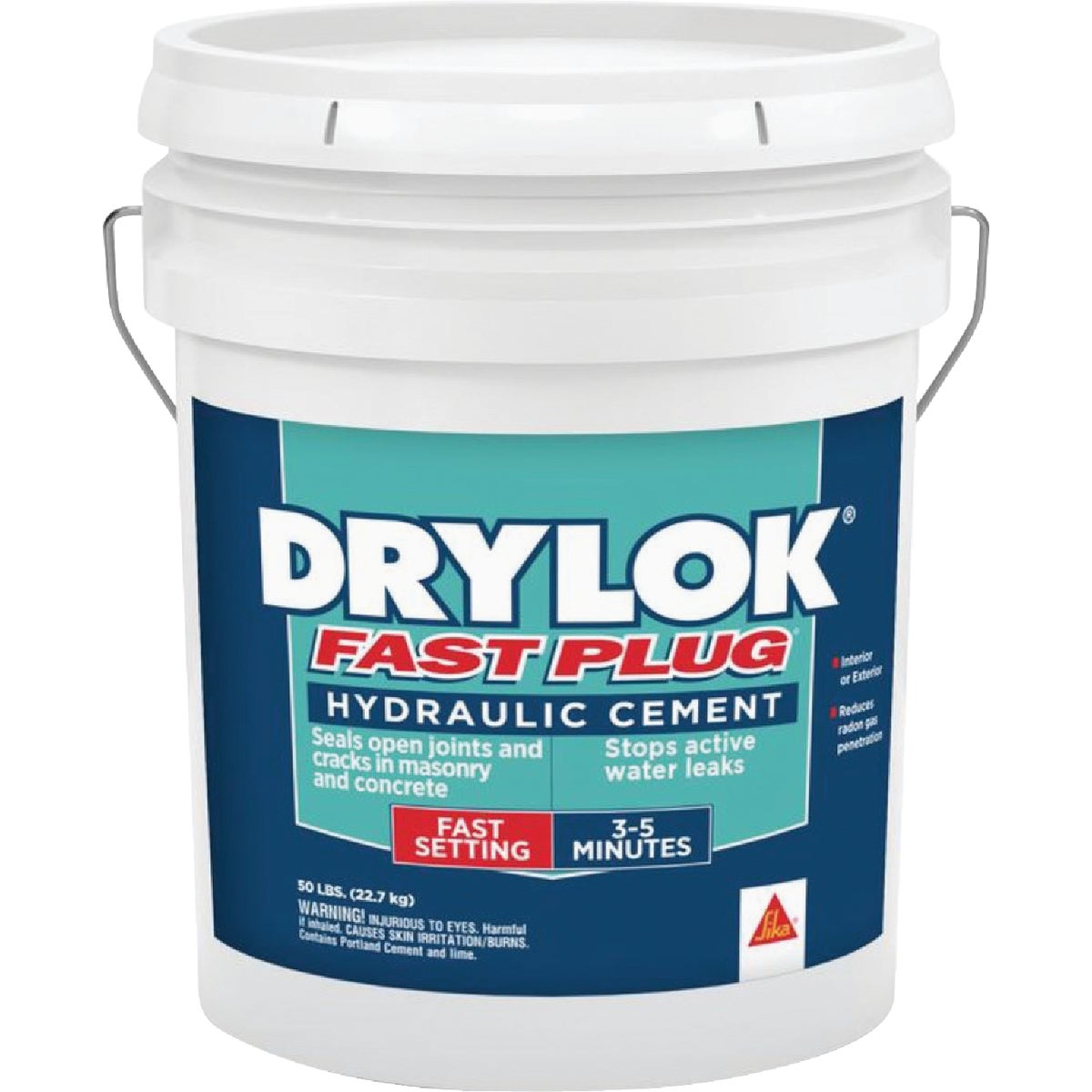Drylok Fast Plug 50 Lb. Pail Hydraulic Cement