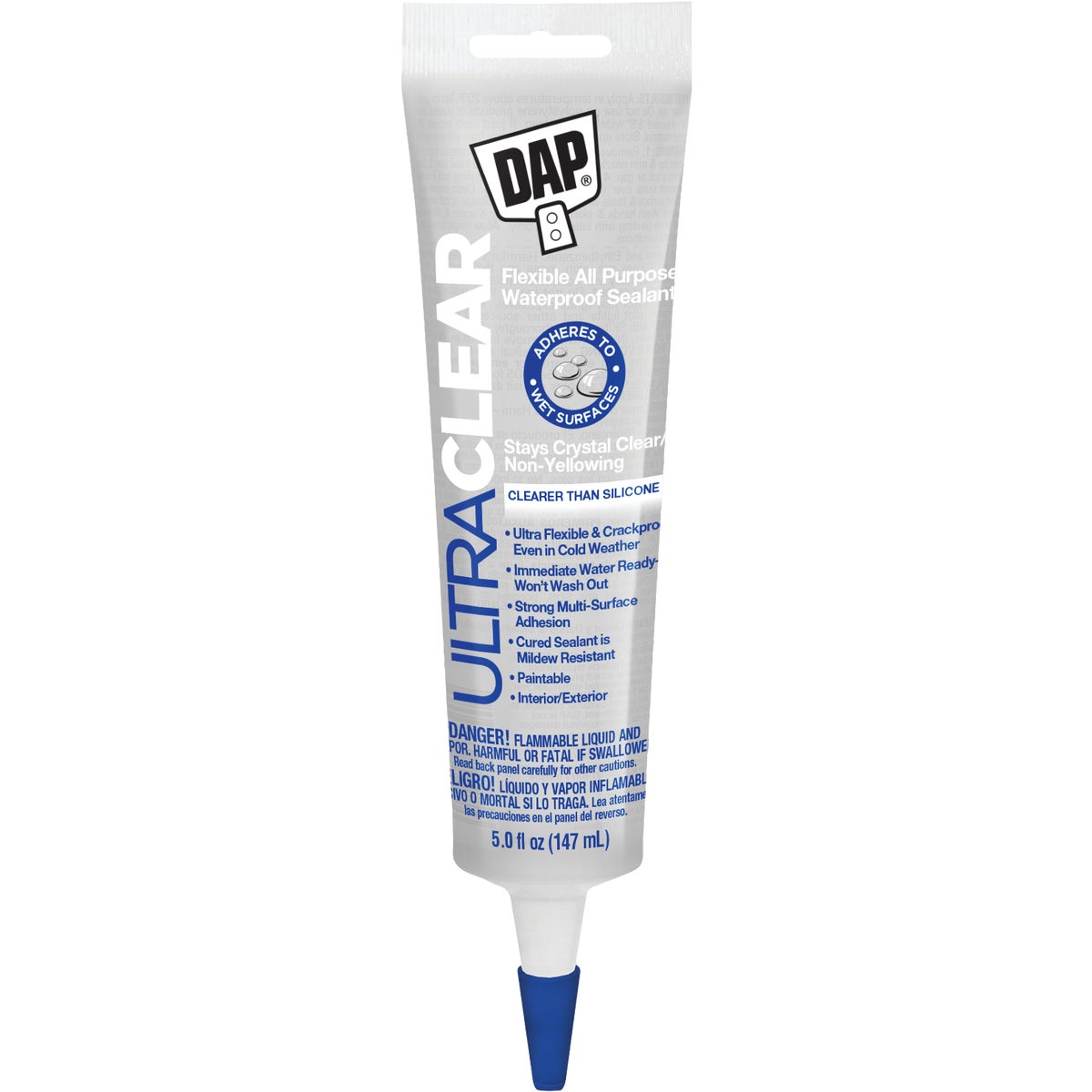 DAP Ultra 5 Oz. Flexible Elastomeric Sealant, Clear